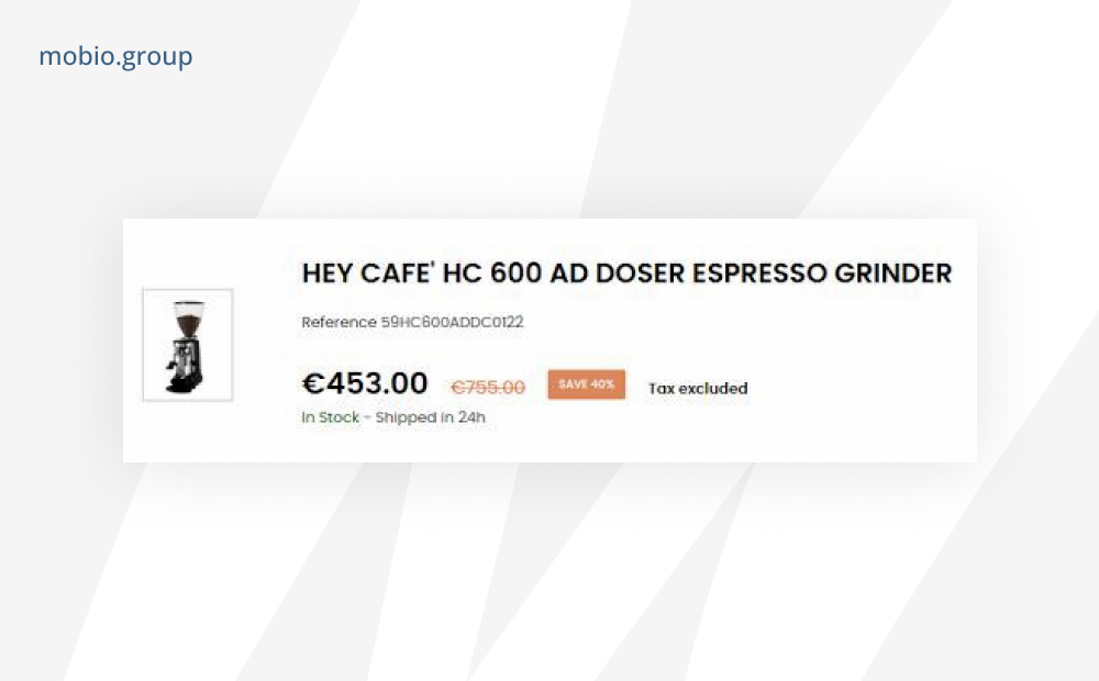 HEY CAFE' HC 600 AD DOSER ESPRESSO GRINDER